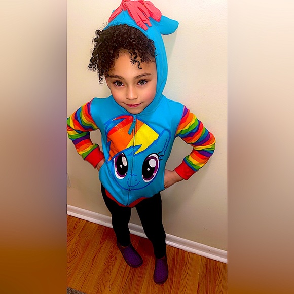 RAINBOW 🌈 JACK . zip up one-of-a-kind character is from My Little Pony.🌈🛼🍭 - Picture 2 of 7